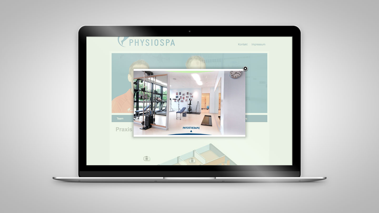 360° Panorama der Praxis Physiospa